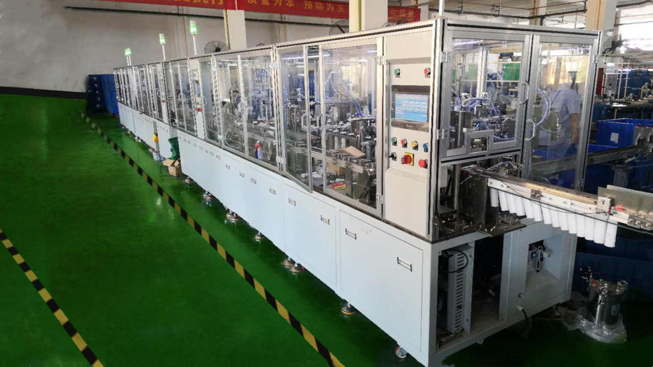 Water inlet valve automatic assembly line