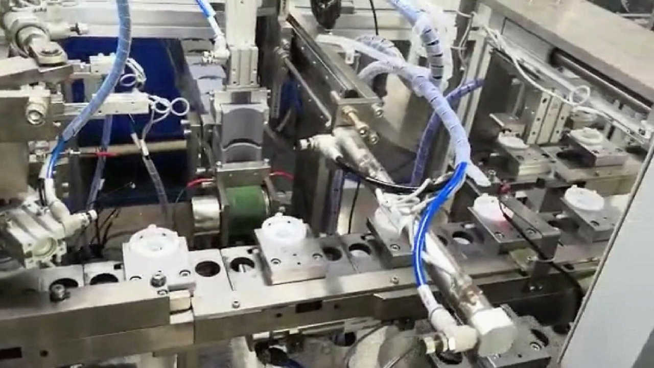 Water inlet valve automatic assembly line