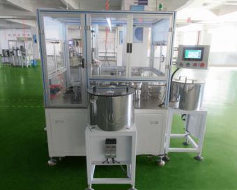 Dynamic spring contact rive machine
